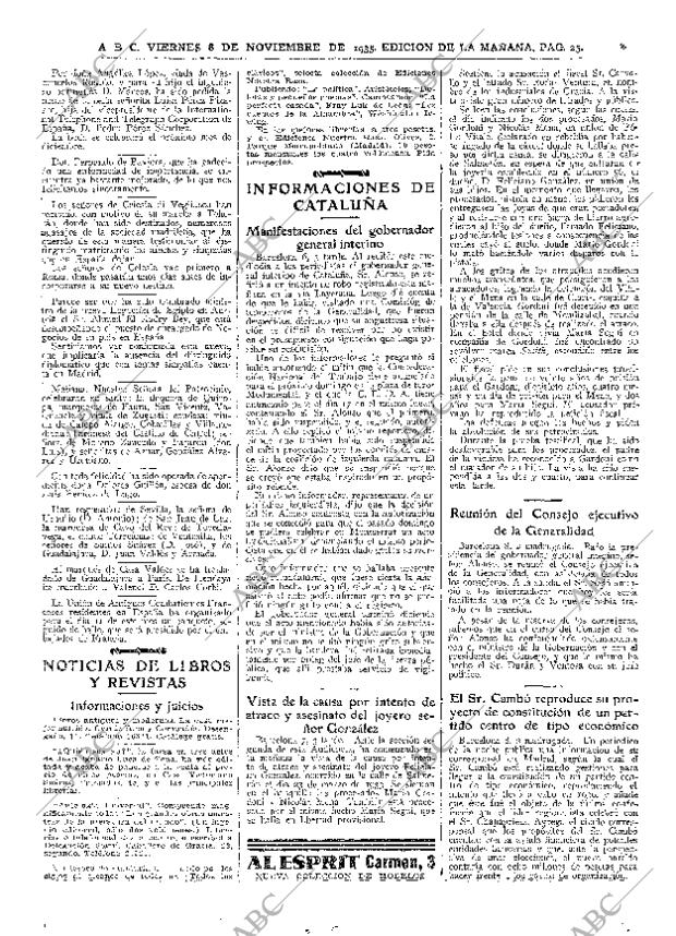 ABC MADRID 08-11-1935 página 25