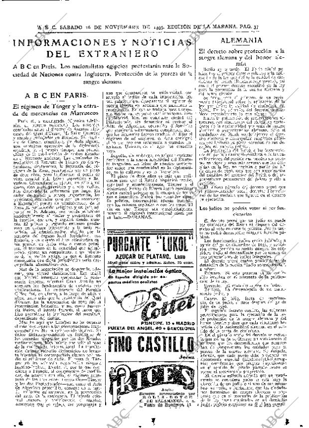 ABC MADRID 16-11-1935 página 37