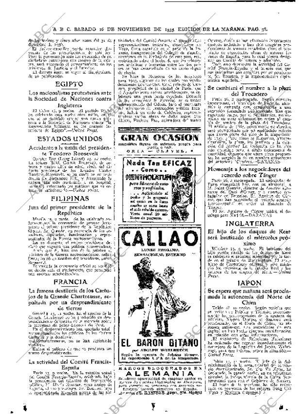 ABC MADRID 16-11-1935 página 38