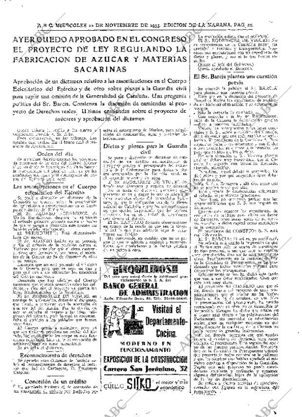 ABC MADRID 20-11-1935 página 25