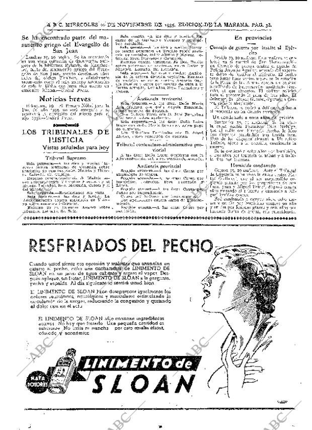 ABC MADRID 20-11-1935 página 36