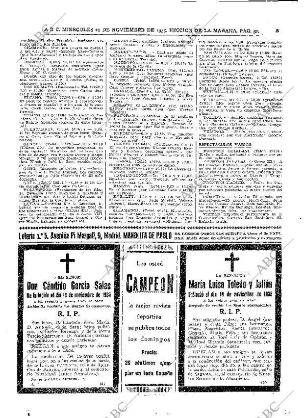 ABC MADRID 20-11-1935 página 52