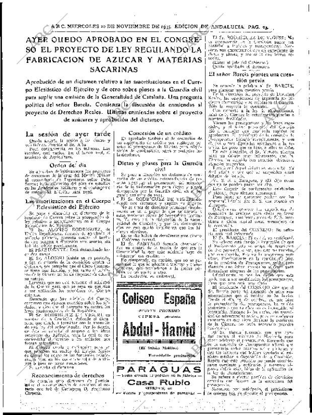 ABC SEVILLA 20-11-1935 página 23