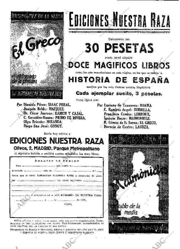 ABC MADRID 23-11-1935 página 28