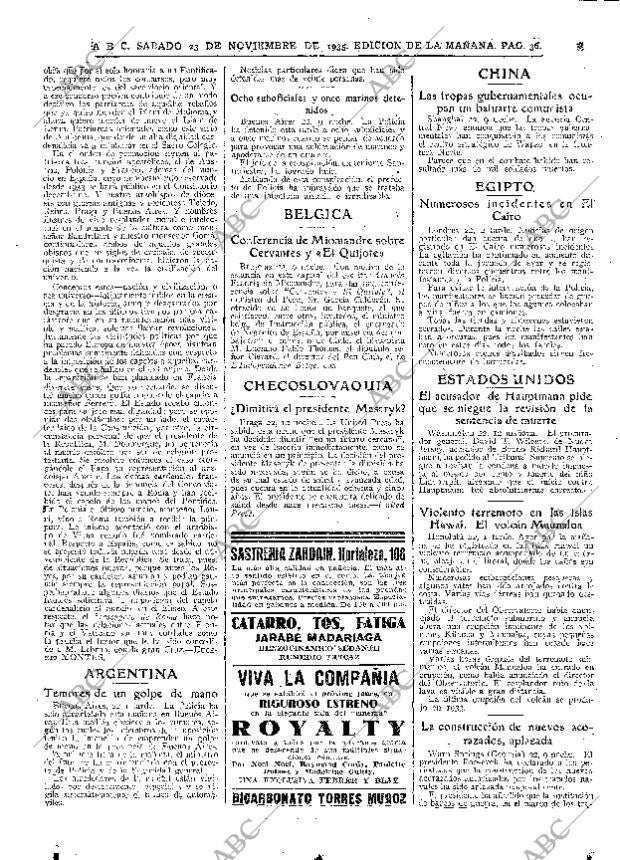 ABC MADRID 23-11-1935 página 36