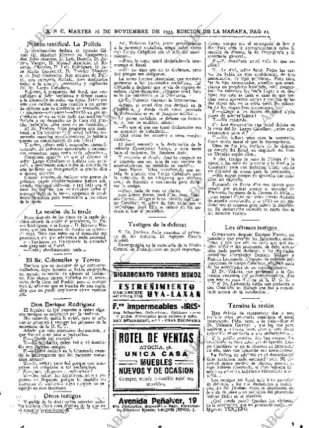 ABC MADRID 26-11-1935 página 21