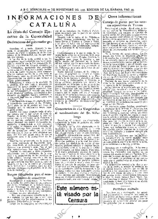ABC MADRID 27-11-1935 página 39