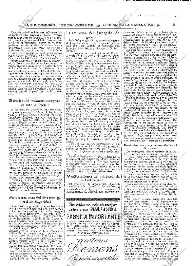 ABC MADRID 01-12-1935 página 40