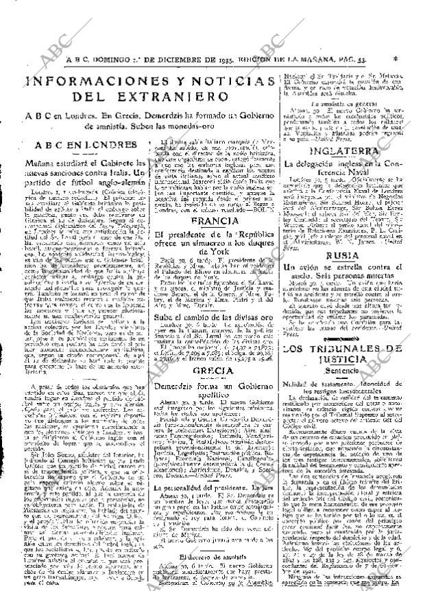 ABC MADRID 01-12-1935 página 53