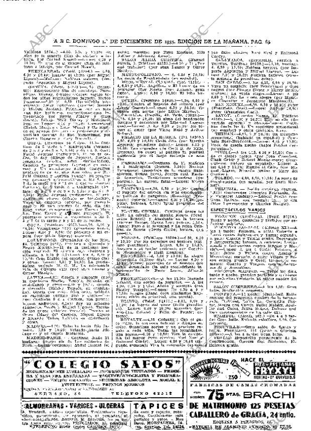 ABC MADRID 01-12-1935 página 65