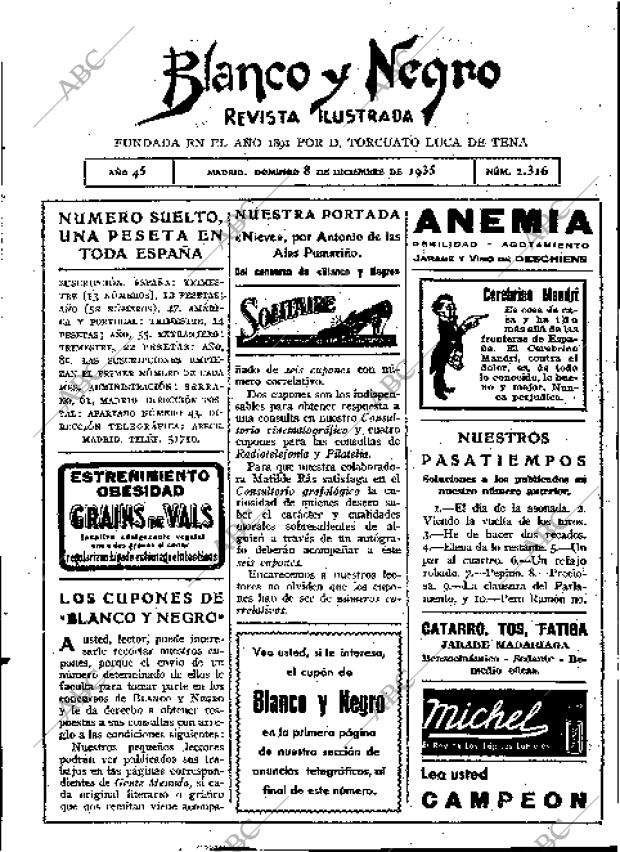 BLANCO Y NEGRO MADRID 08-12-1935 página 2