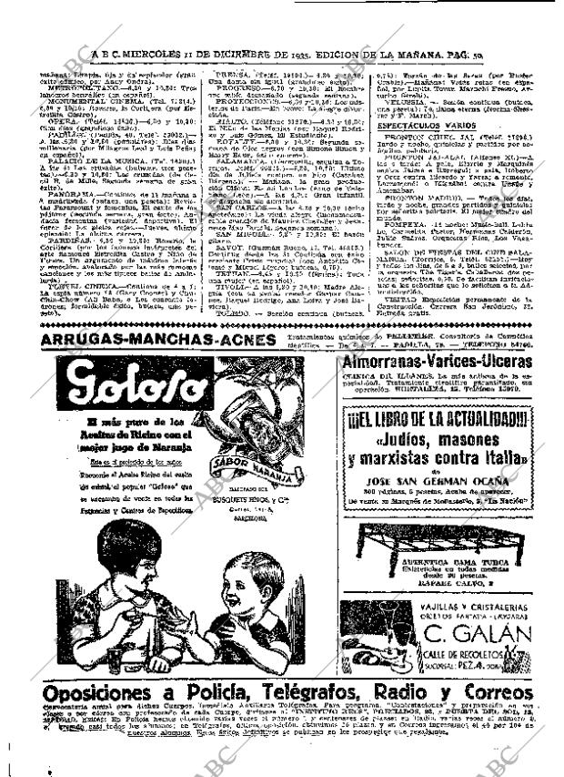 ABC MADRID 11-12-1935 página 50