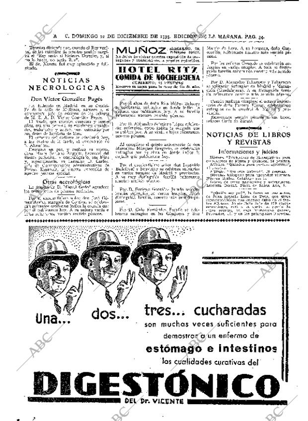 ABC MADRID 22-12-1935 página 24