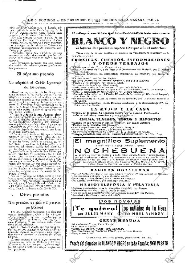 ABC MADRID 22-12-1935 página 35