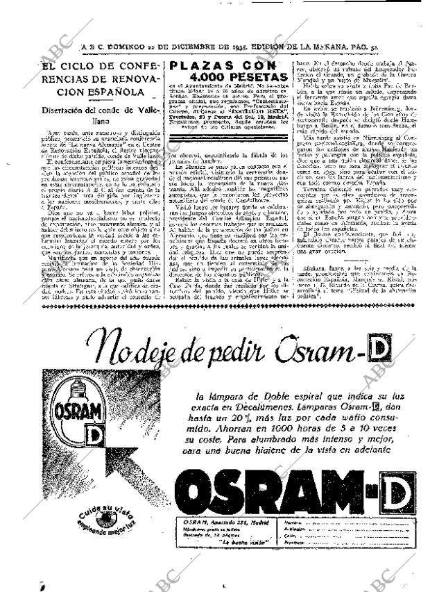 ABC MADRID 22-12-1935 página 42
