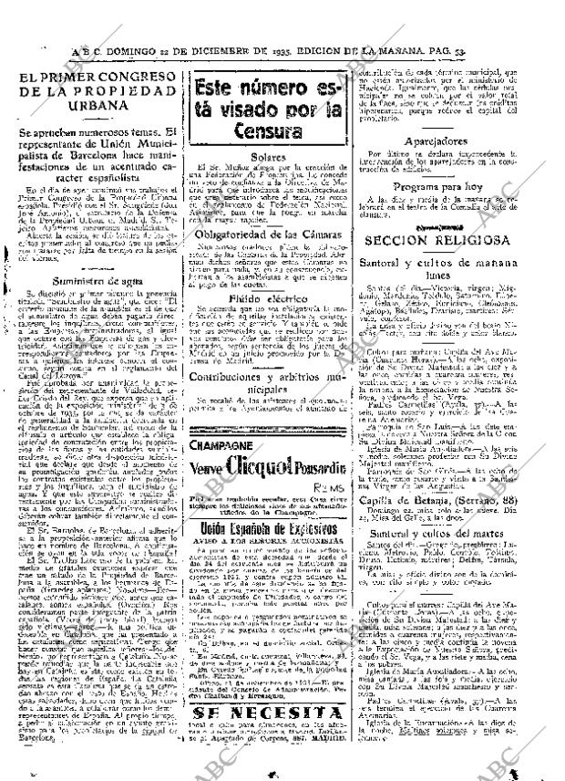 ABC MADRID 22-12-1935 página 43