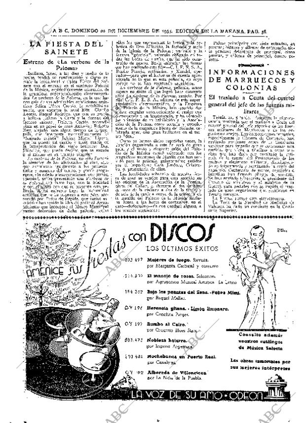 ABC MADRID 22-12-1935 página 46