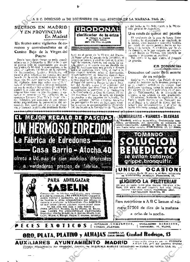 ABC MADRID 22-12-1935 página 48