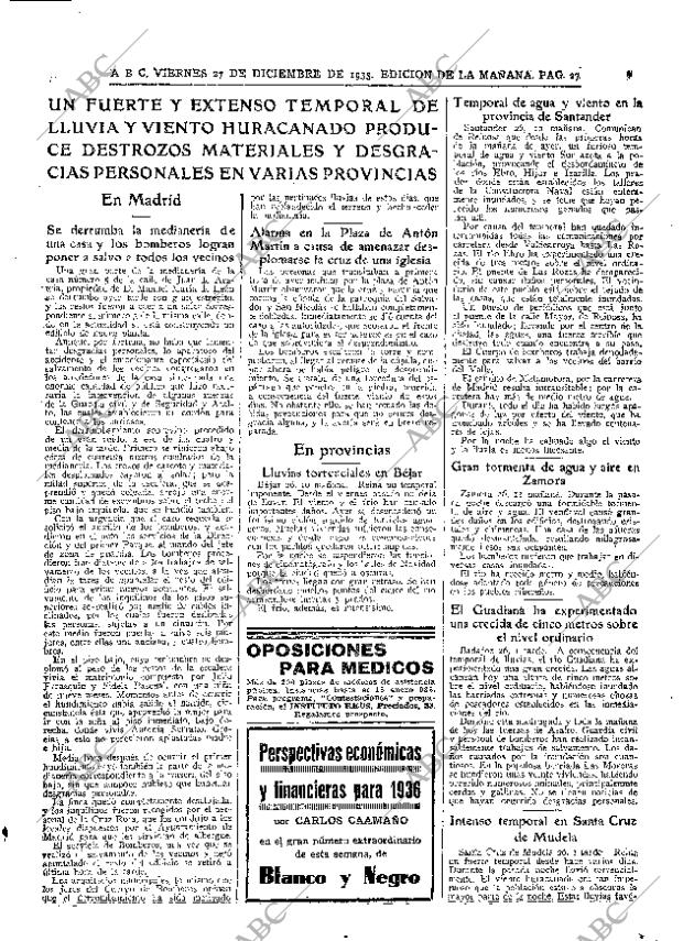 ABC MADRID 27-12-1935 página 27