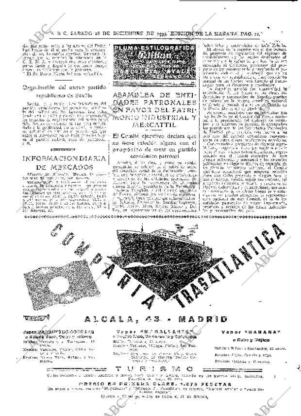 ABC MADRID 28-12-1935 página 22