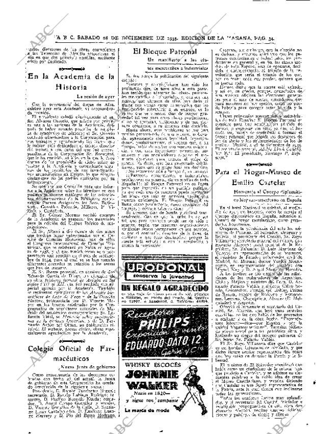 ABC MADRID 28-12-1935 página 34