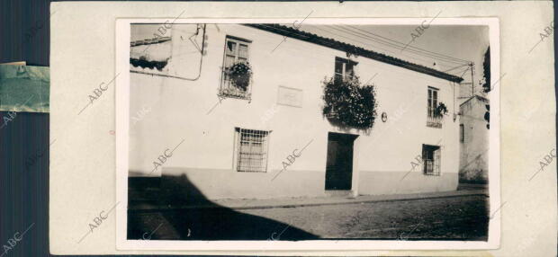 Fachada de la casa en la que Nació María bellido