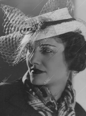 En la Imagen, sombrero de 1936