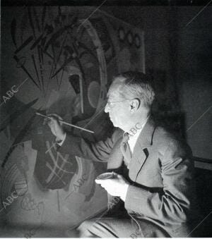 Kandinsky en su taller