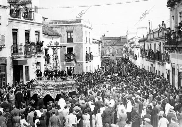 La Cofradia de san Bernardo A su paso por la calle Ancha, donde Nacieron los...