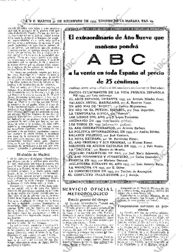 ABC MADRID 31-12-1935 página 25