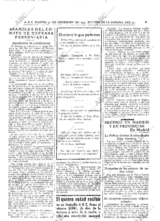 ABC MADRID 31-12-1935 página 41