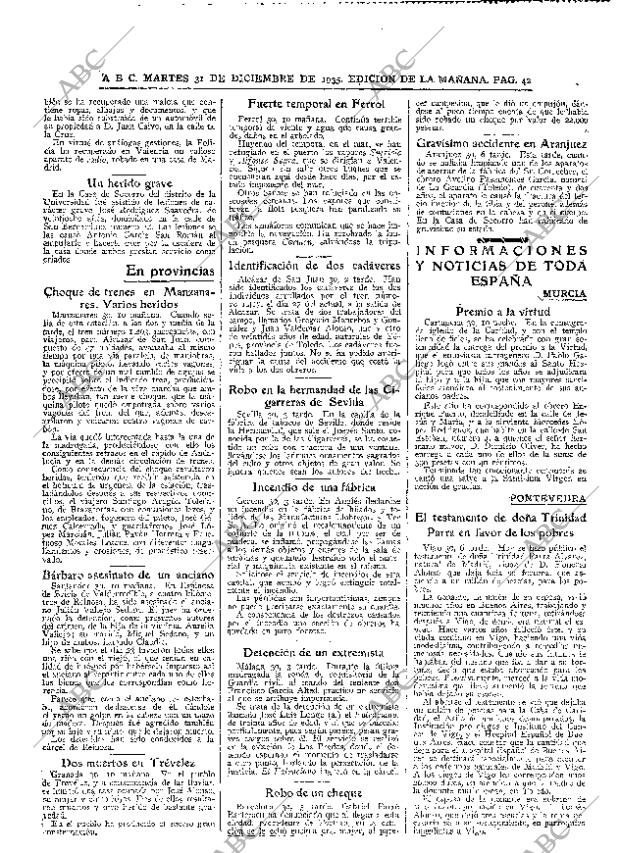 ABC MADRID 31-12-1935 página 42