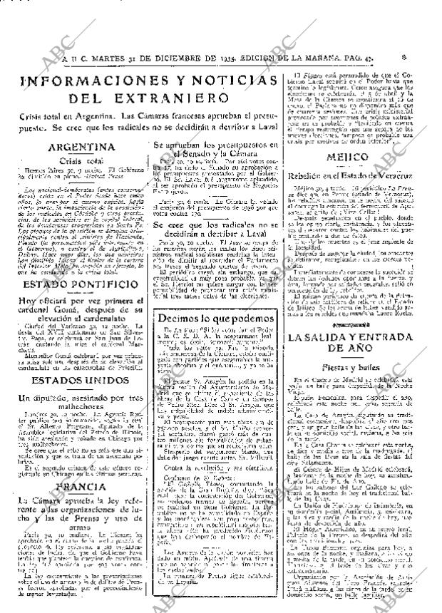 ABC MADRID 31-12-1935 página 47