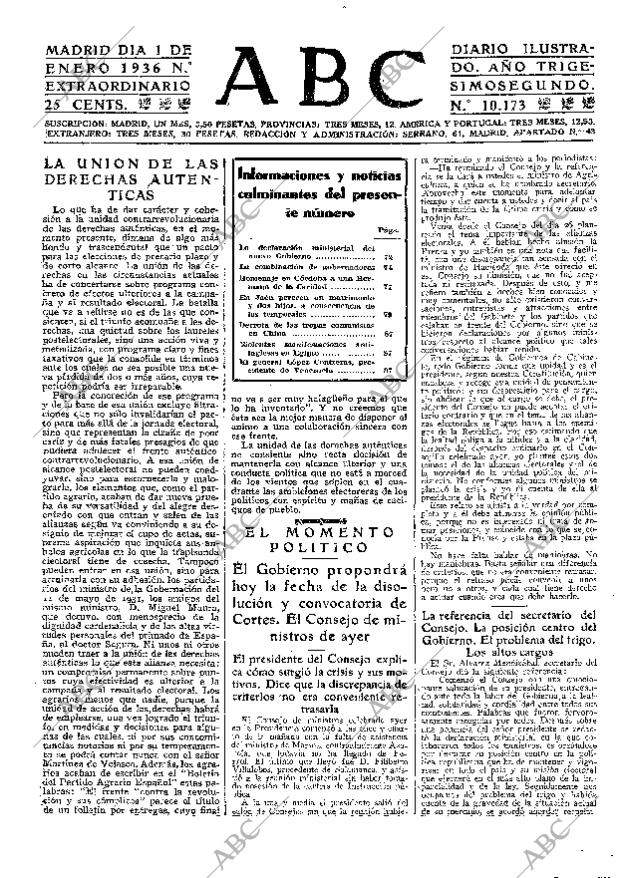 ABC MADRID 01-01-1936 página 71