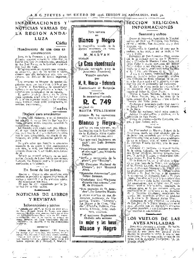 ABC SEVILLA 02-01-1936 página 28