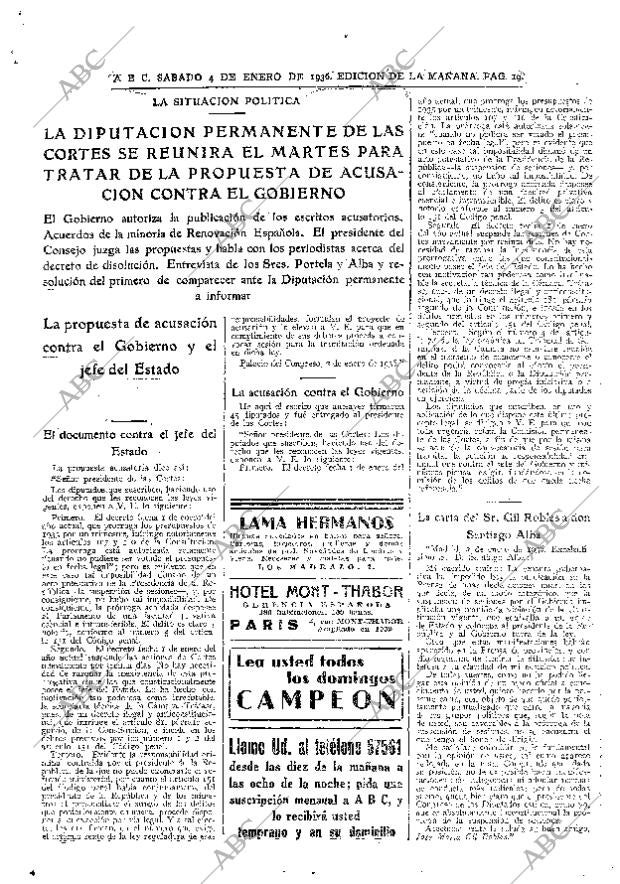 ABC MADRID 04-01-1936 página 19