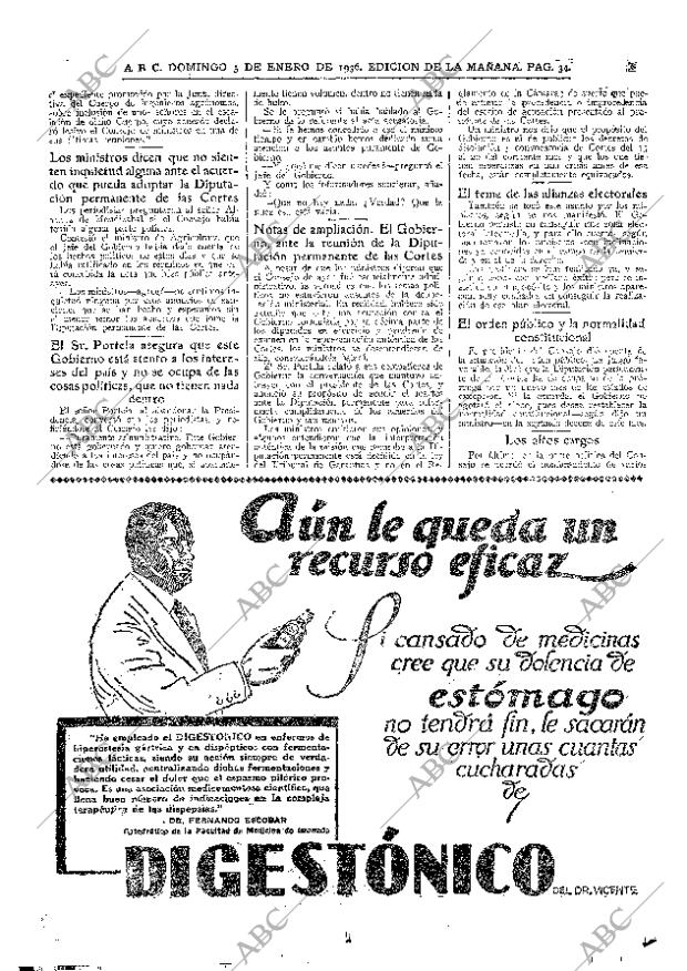 ABC MADRID 05-01-1936 página 34