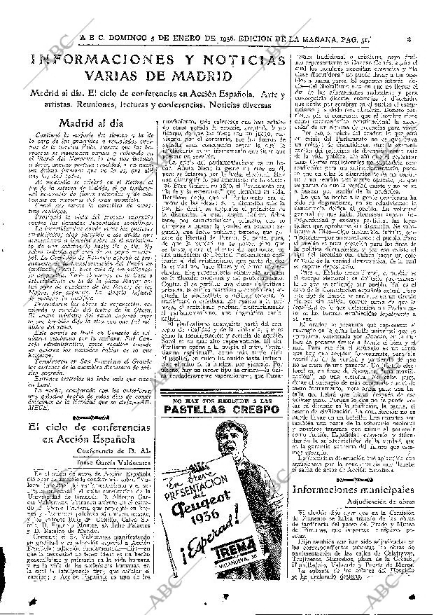 ABC MADRID 05-01-1936 página 51