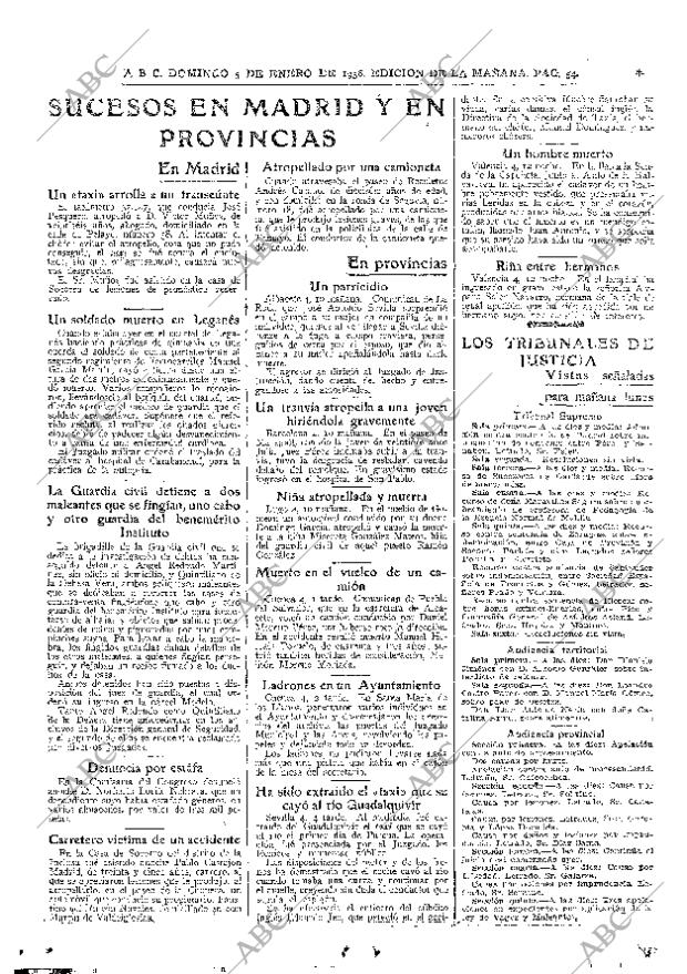 ABC MADRID 05-01-1936 página 54