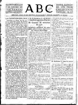 ABC SEVILLA 05-01-1936 página 19