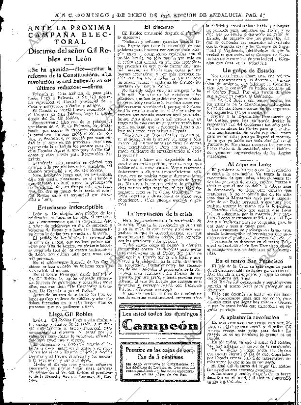 ABC SEVILLA 05-01-1936 página 23