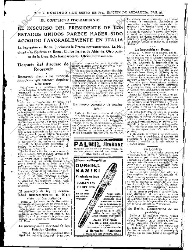 ABC SEVILLA 05-01-1936 página 27