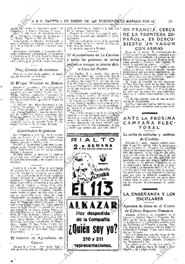 ABC MADRID 07-01-1936 página 19