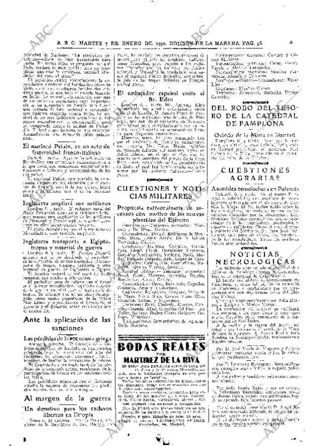 ABC MADRID 07-01-1936 página 36