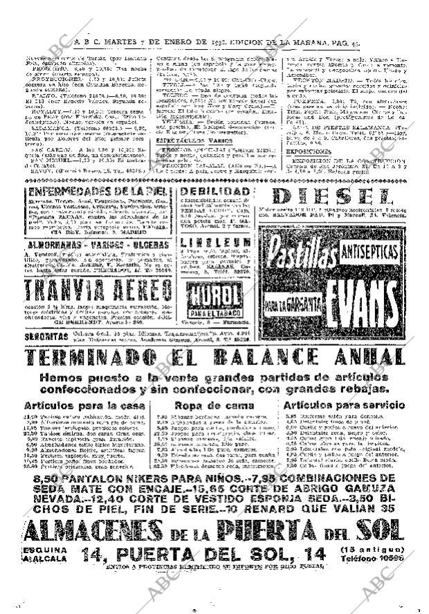 ABC MADRID 07-01-1936 página 45