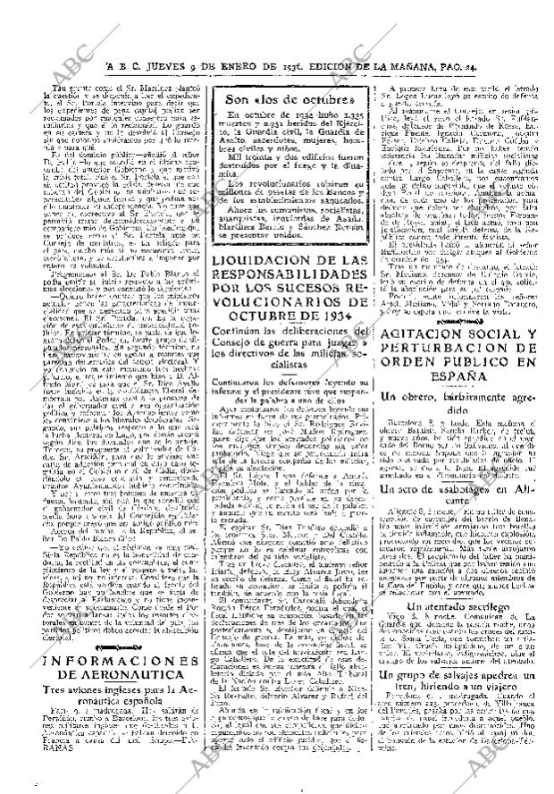 ABC MADRID 09-01-1936 página 24