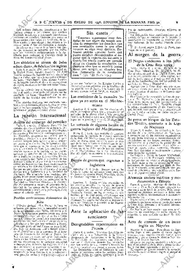 ABC MADRID 09-01-1936 página 32