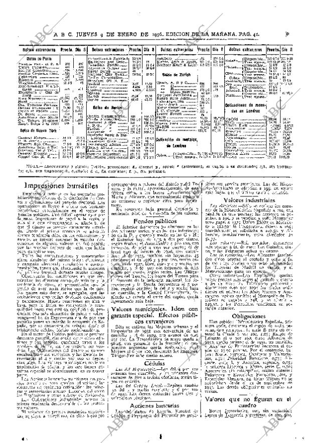 ABC MADRID 09-01-1936 página 41