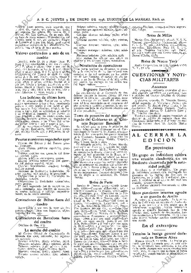 ABC MADRID 09-01-1936 página 42