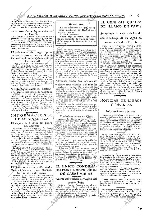 ABC MADRID 10-01-1936 página 28